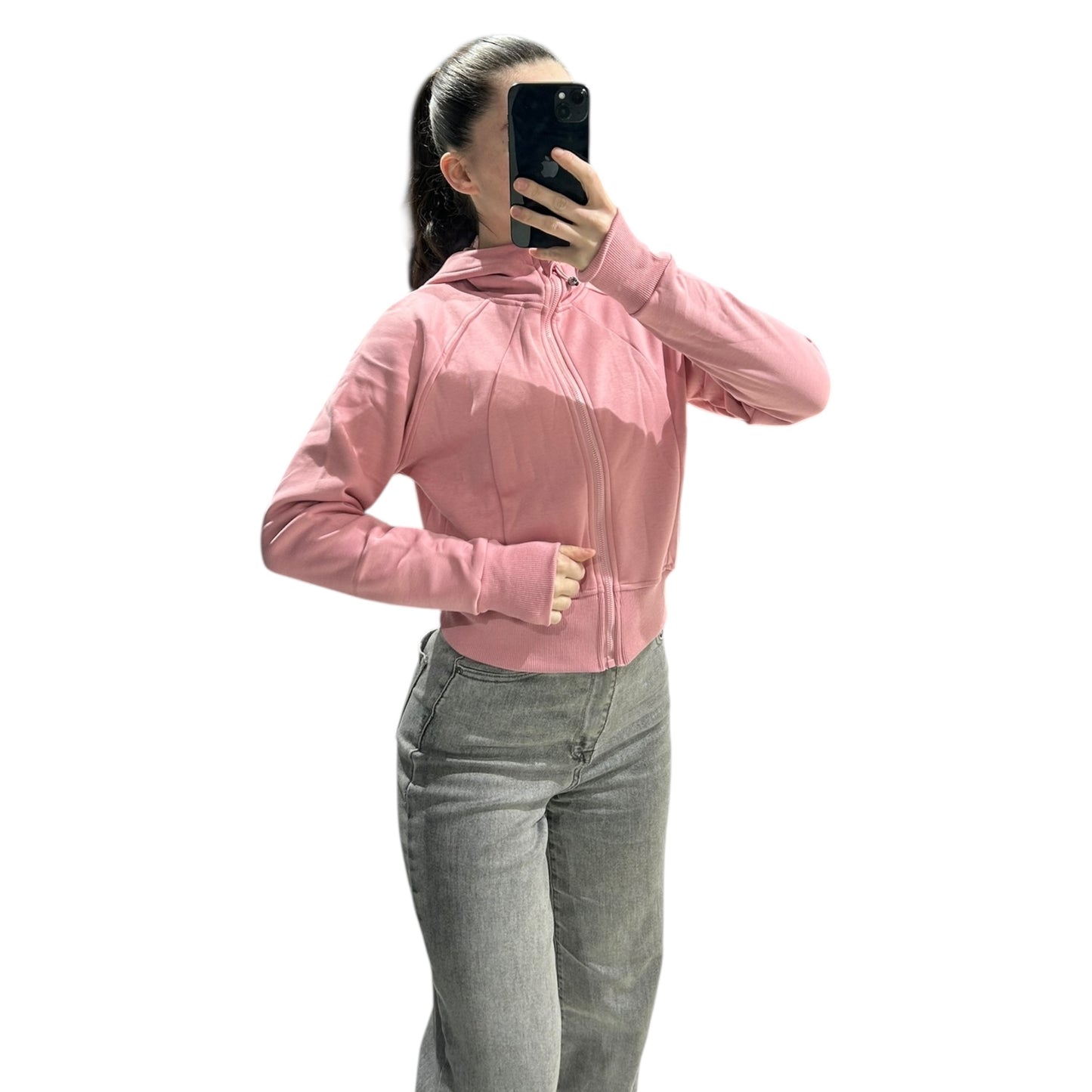 gilet capuche court 2607