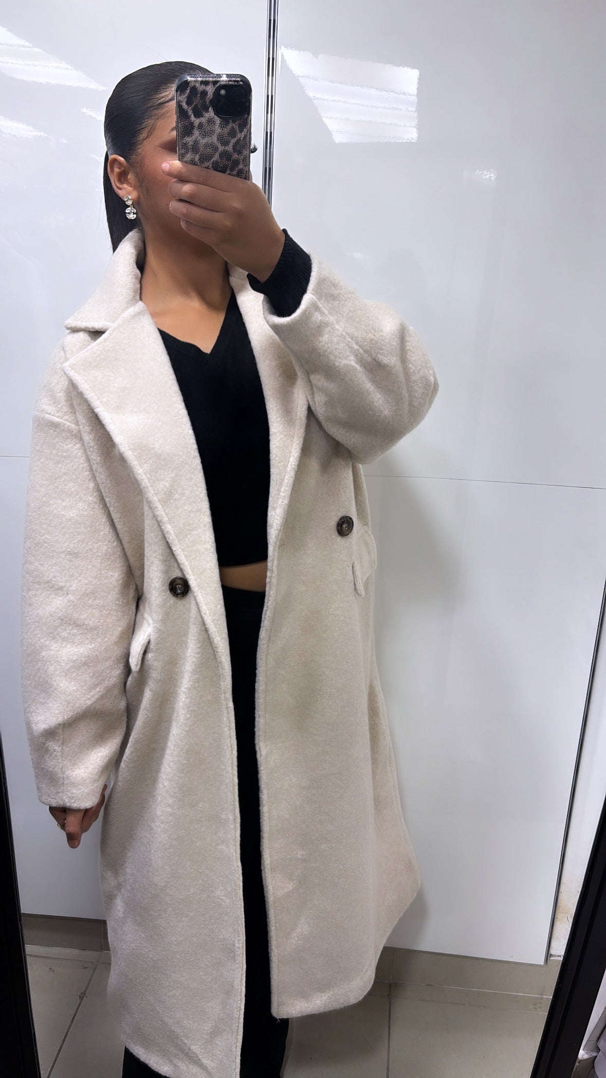 Manteau trench d'hiver