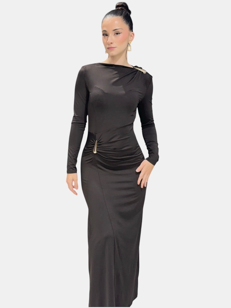 Robe glamour à manches longue 241