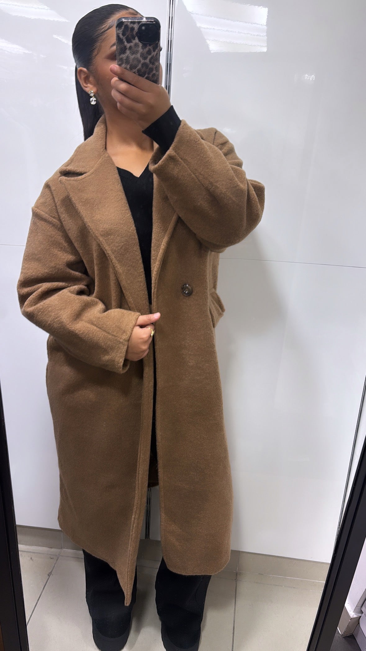 Manteau trench d'hiver