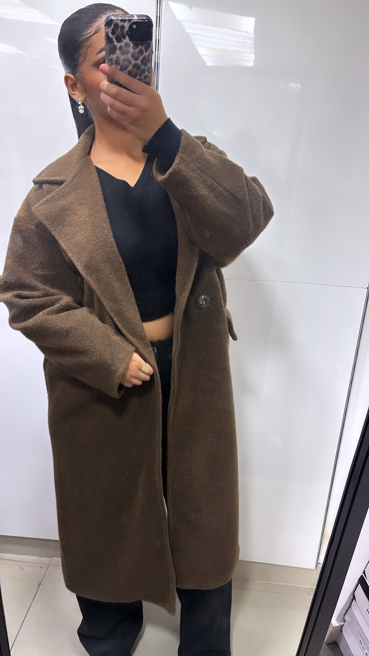 Manteau trench d'hiver