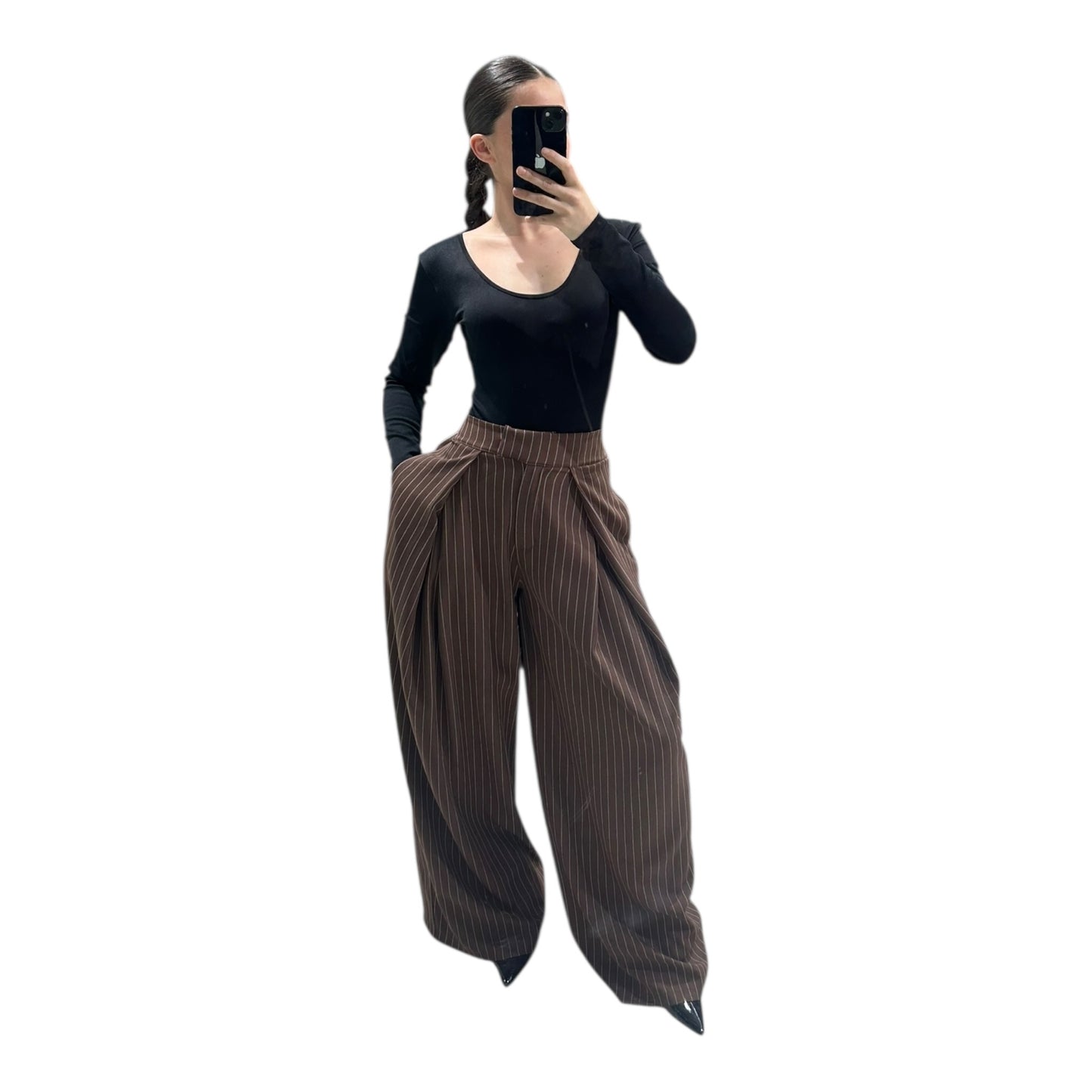 fashion striped trousers