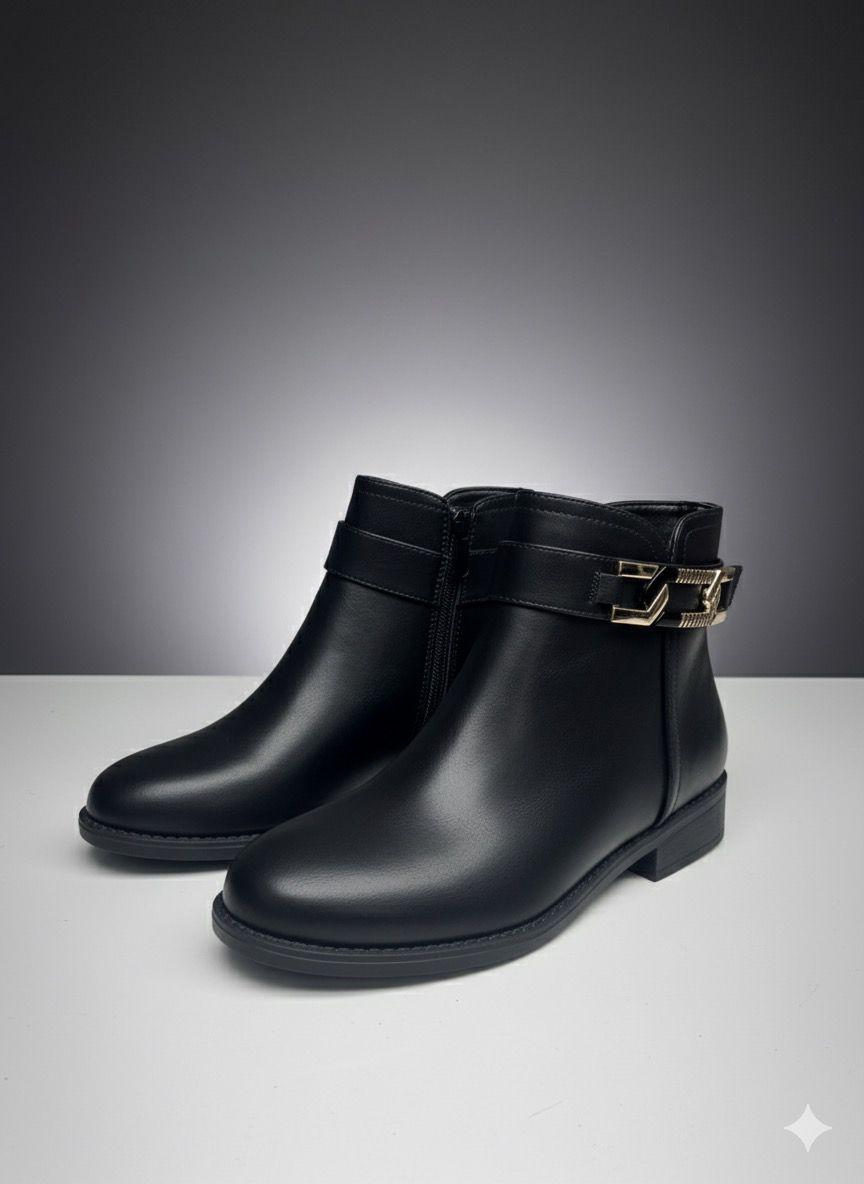 Bottines Classiques en Similicuir