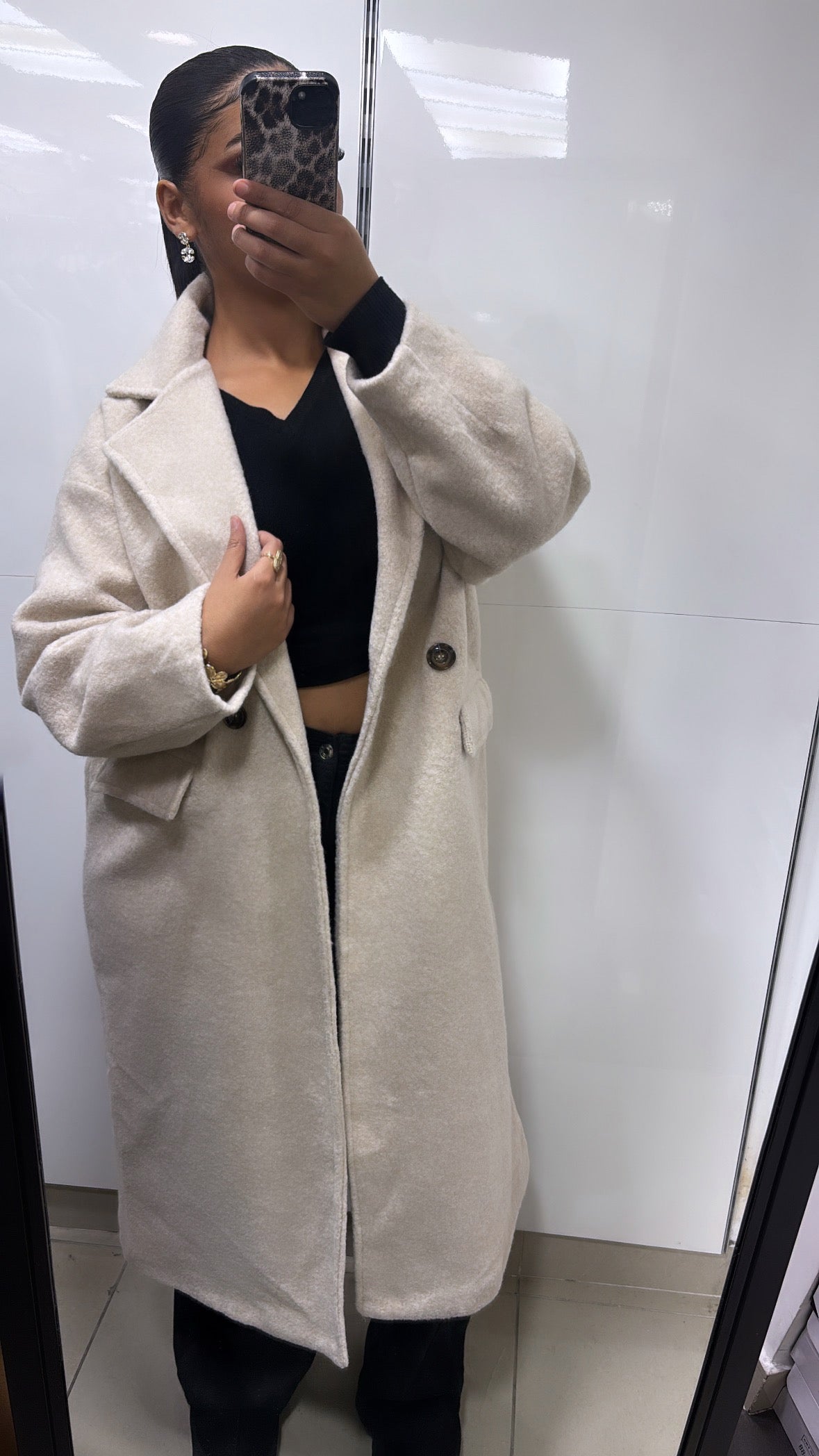 Manteau trench d'hiver