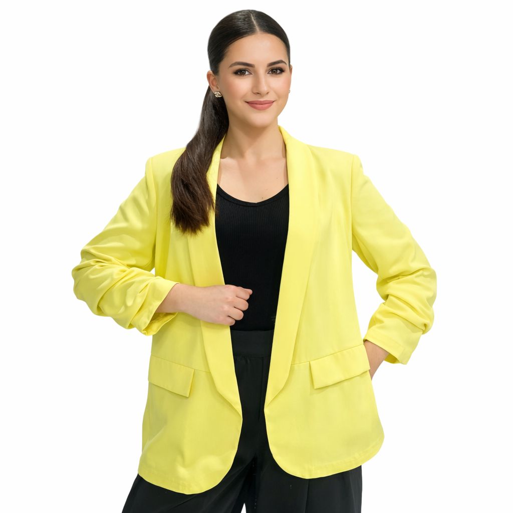 Blazer Femme Élégant Doublé – Veste Structurée Chic pour Travail et Sorties