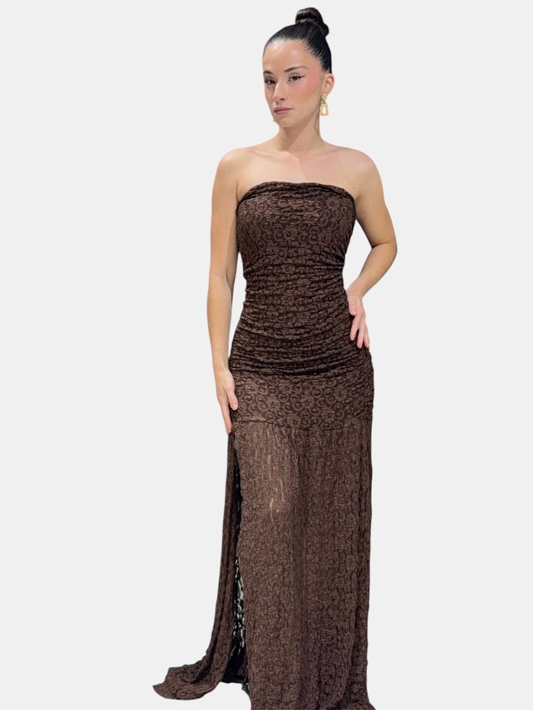 Robe bustier en dentelle, glamour et raffinée 242