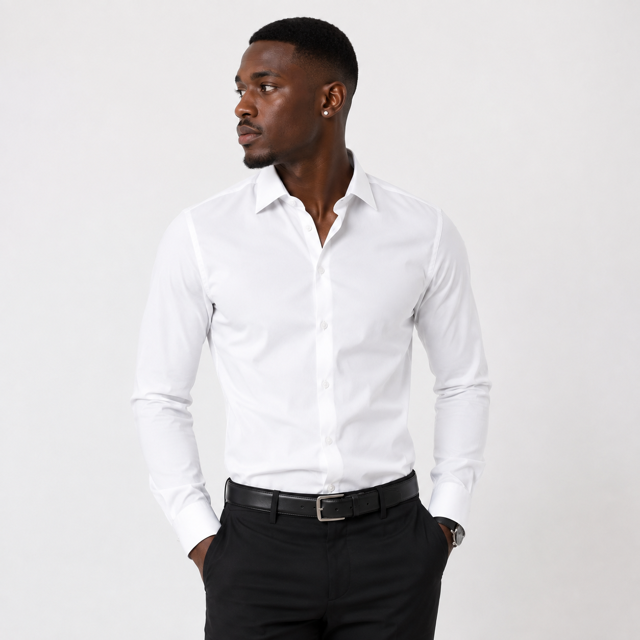 Chemise Homme Élégante Manches Longues – Coupe Moderne & Confortable – Style Chic et Décontracté
