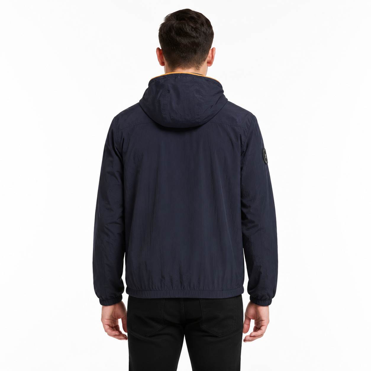 Veste Coupe-Vent Homme Légère à Capuche Zippée