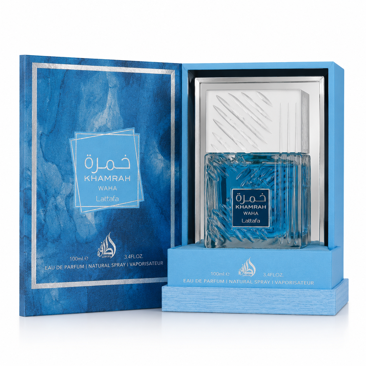 Lattafa Khamrah Waha Eau de Parfum 100ml – Parfum Frais Aquatique et Boisé