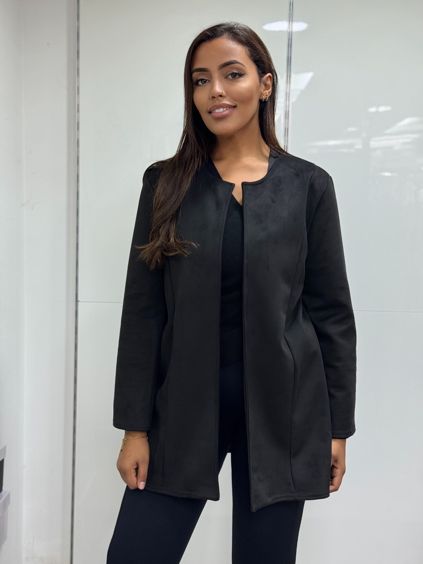 Veste en suédine