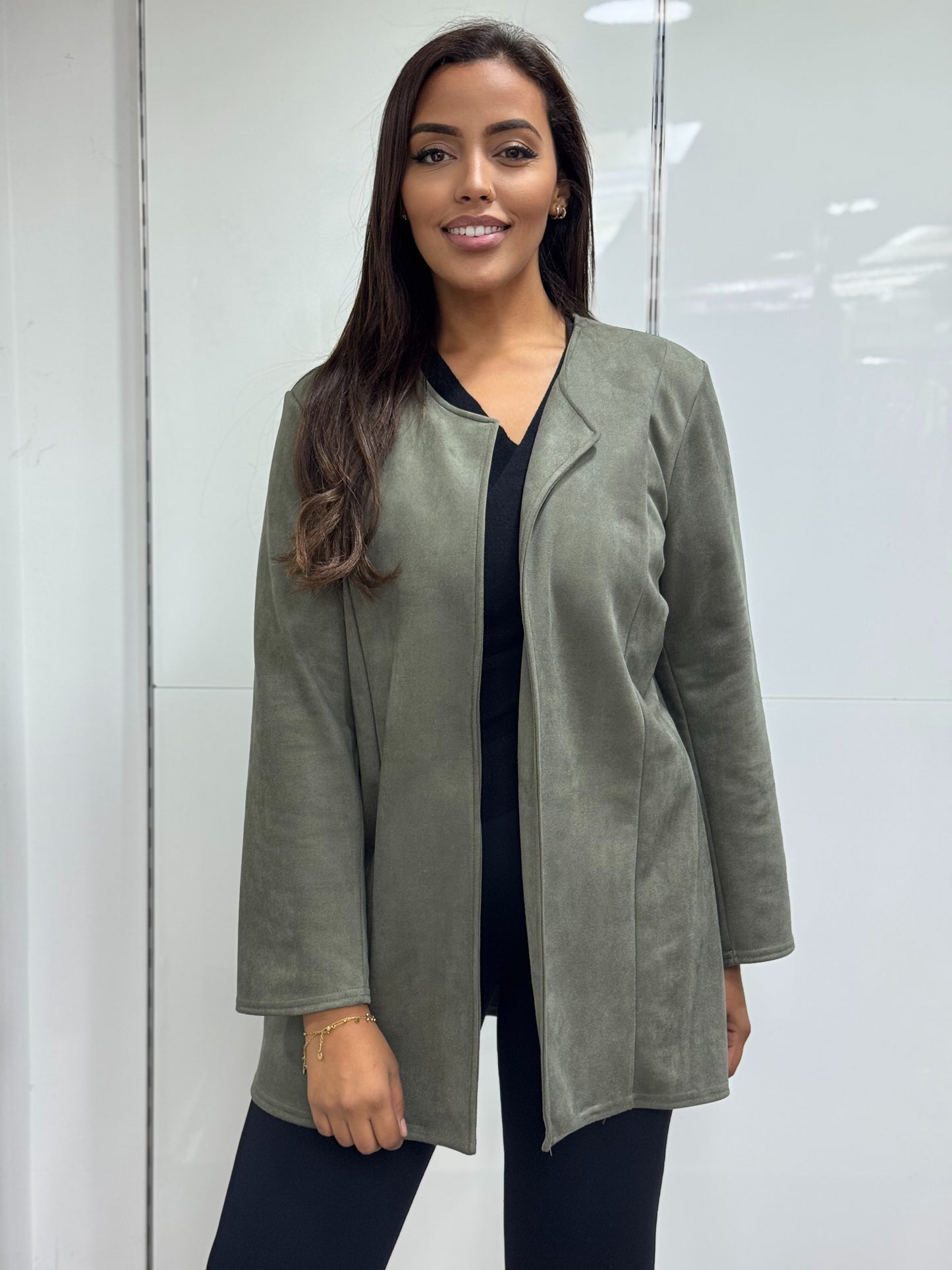 Veste en suédine