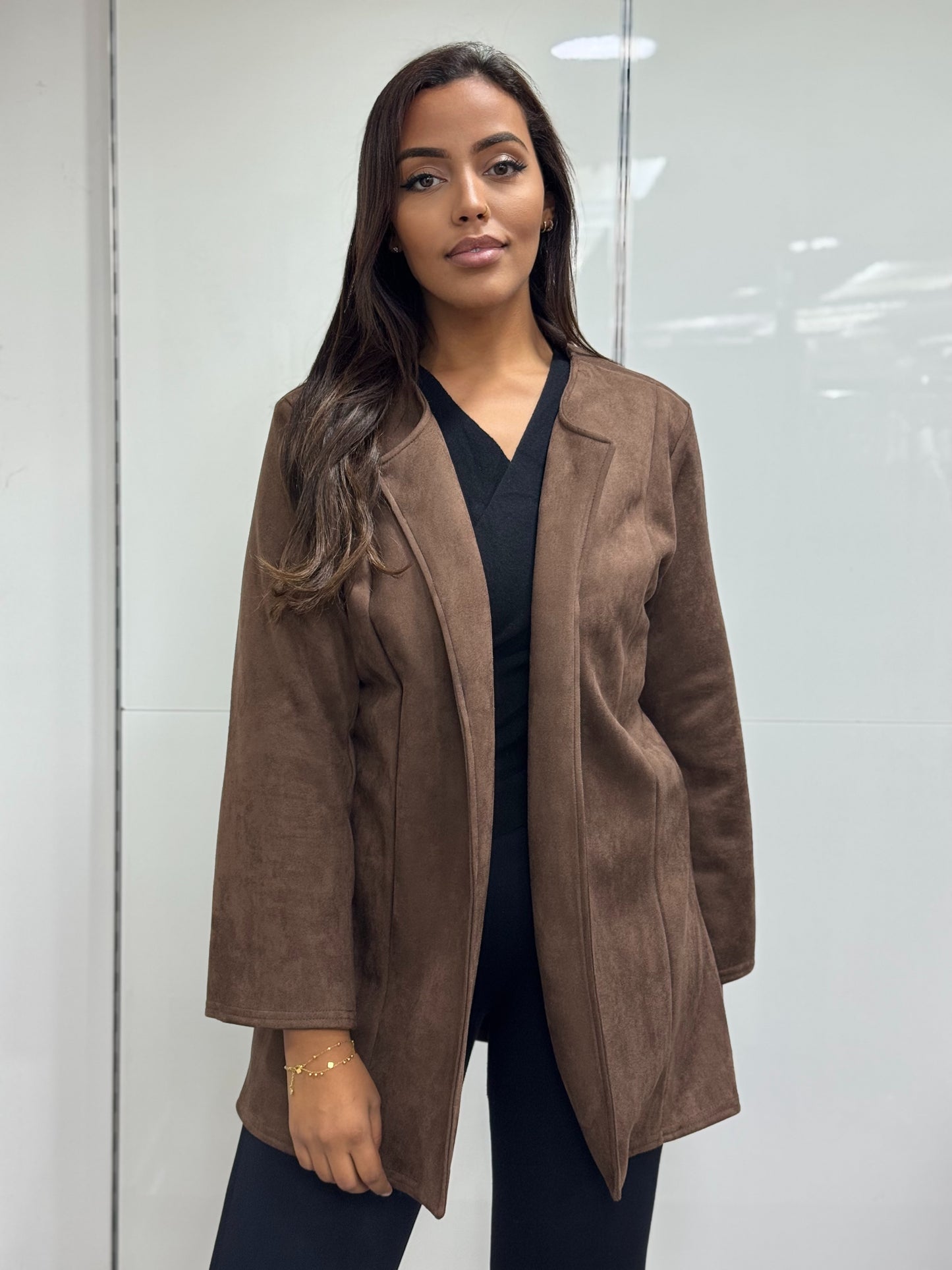 Veste en suédine