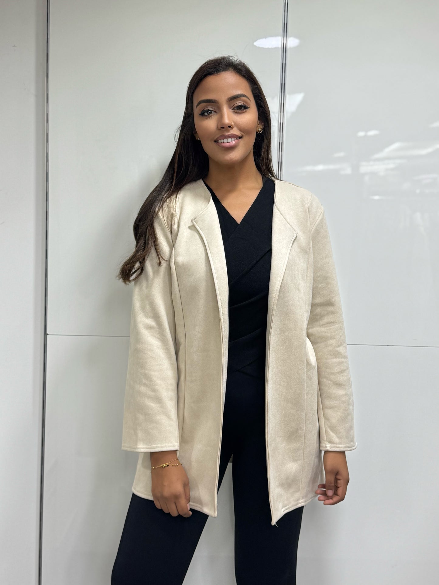 Veste en suédine