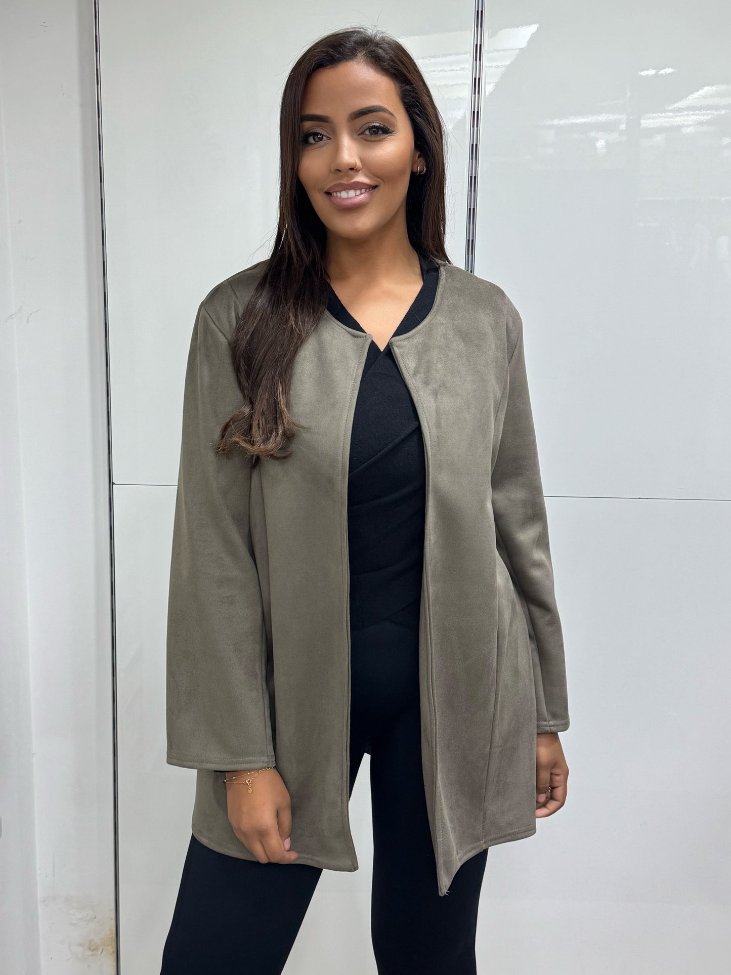 Veste en suédine