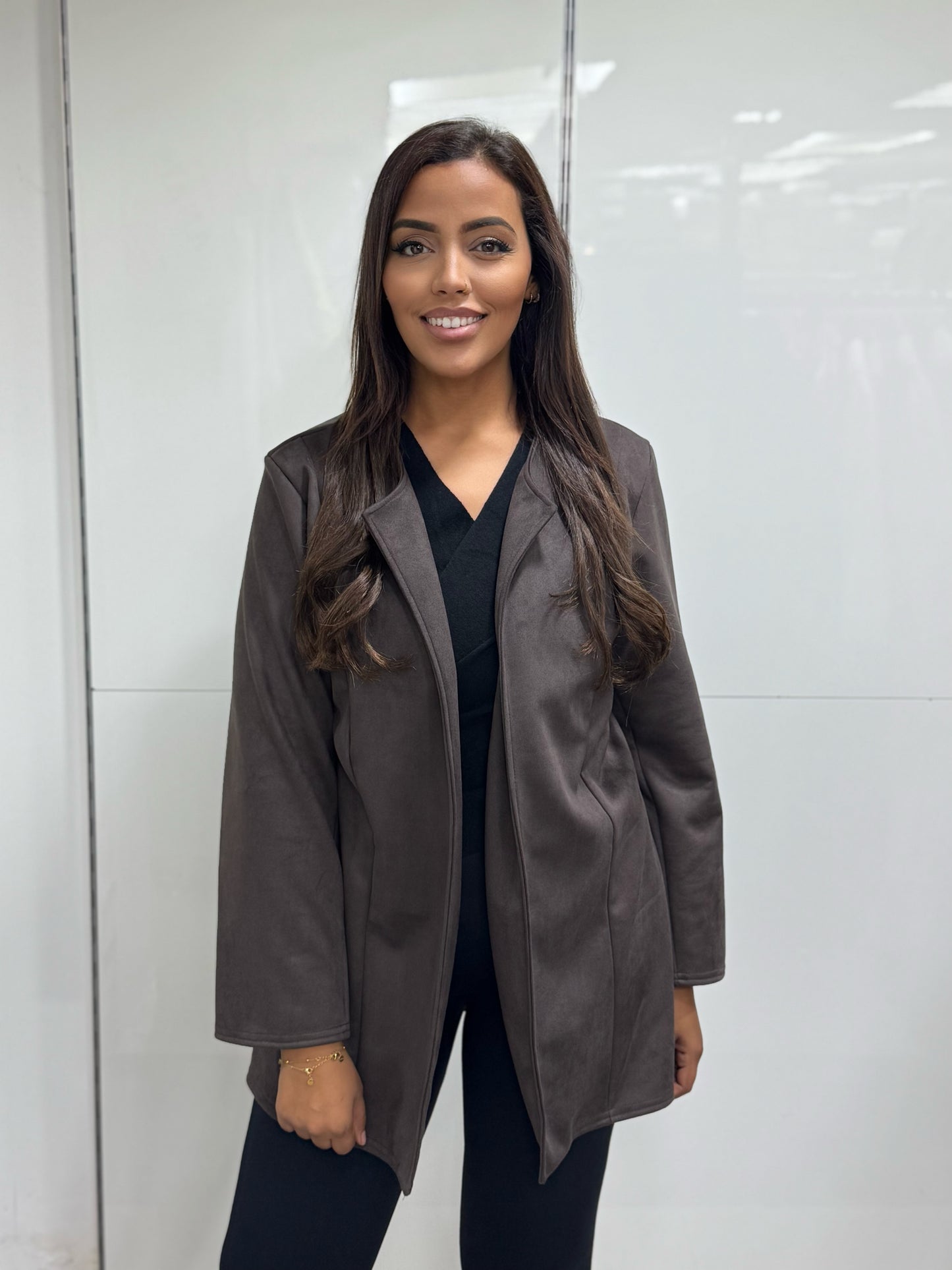 Veste en suédine