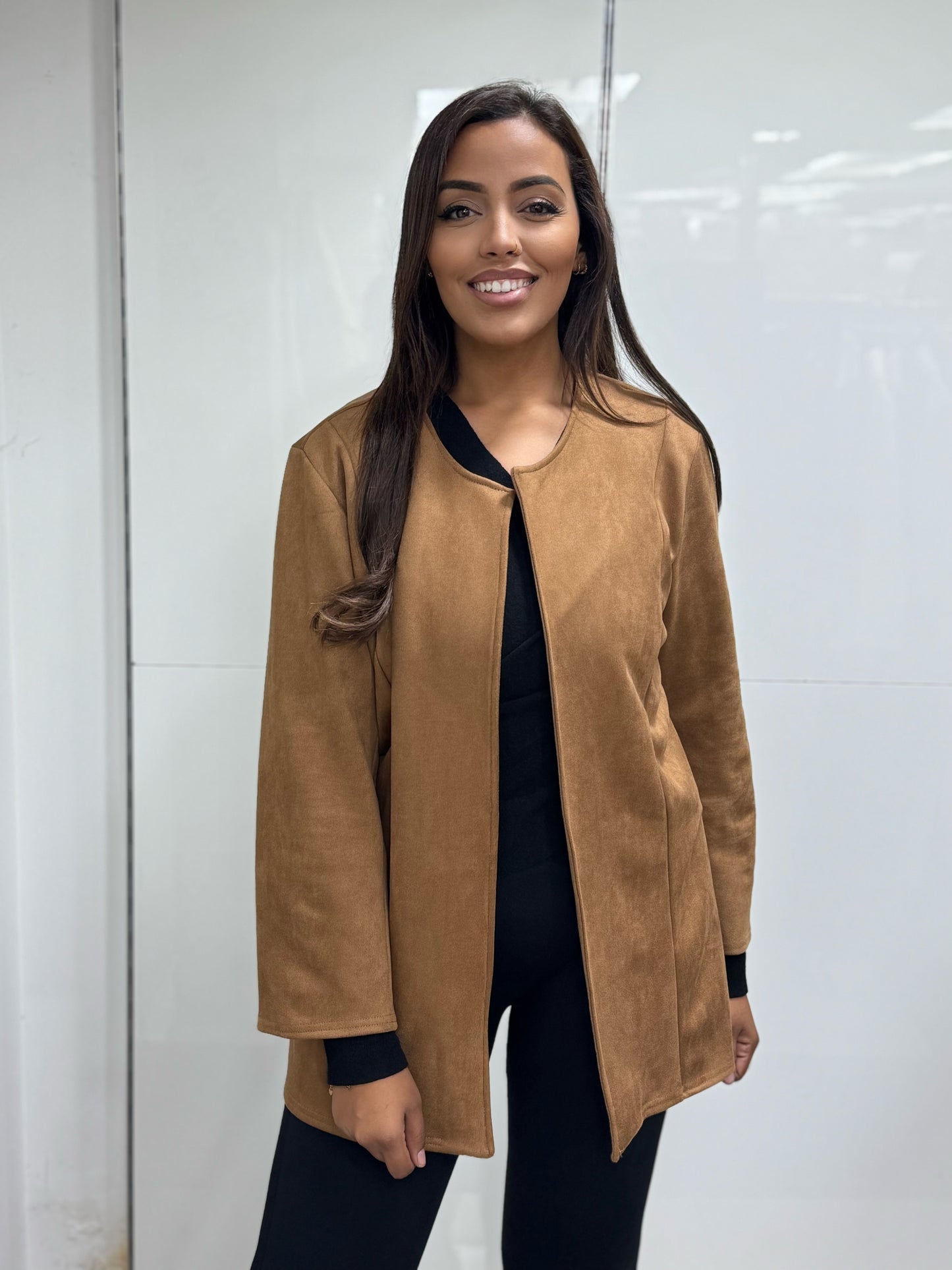 Veste en suédine