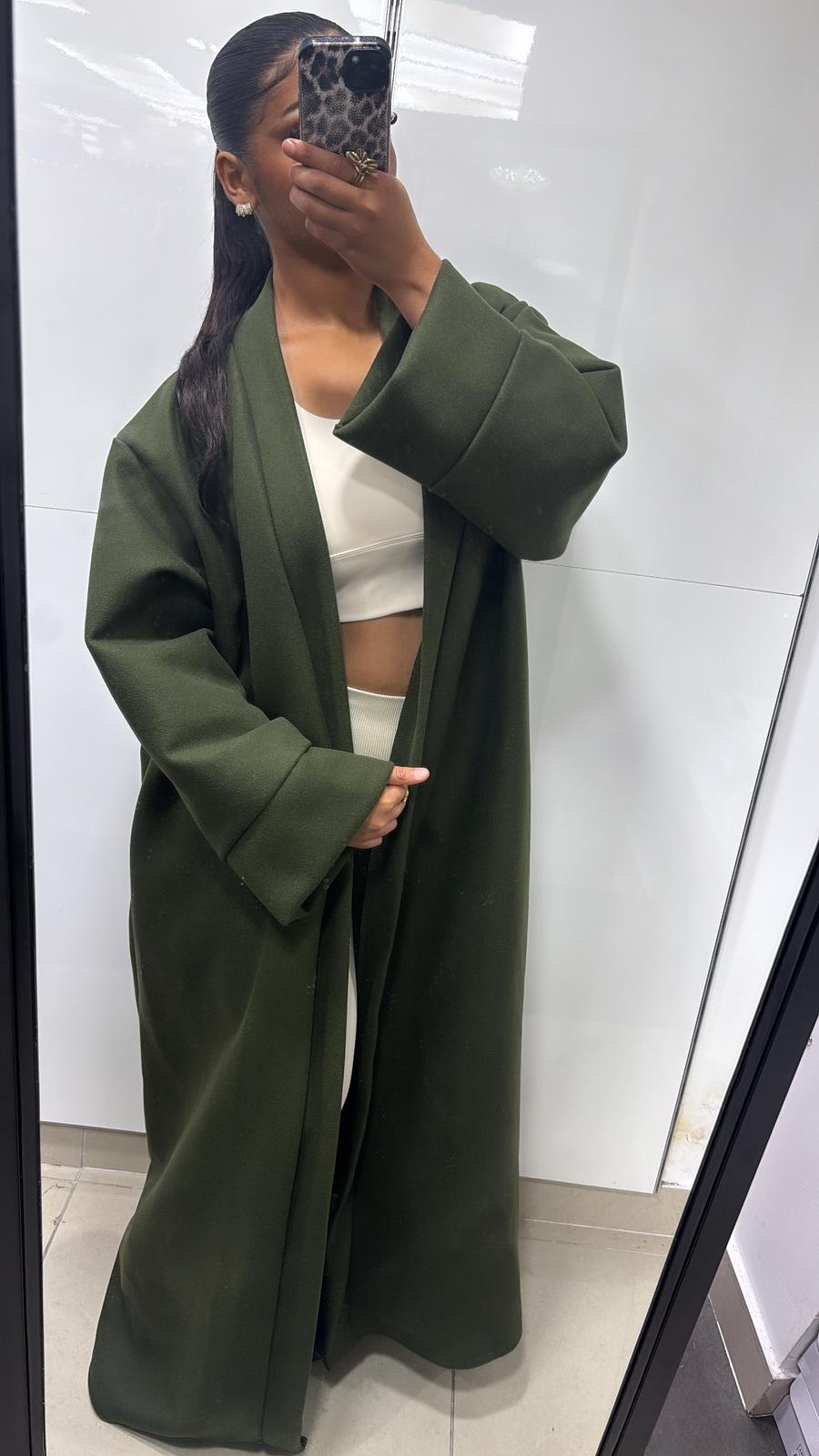 Gilet long avec poche 116