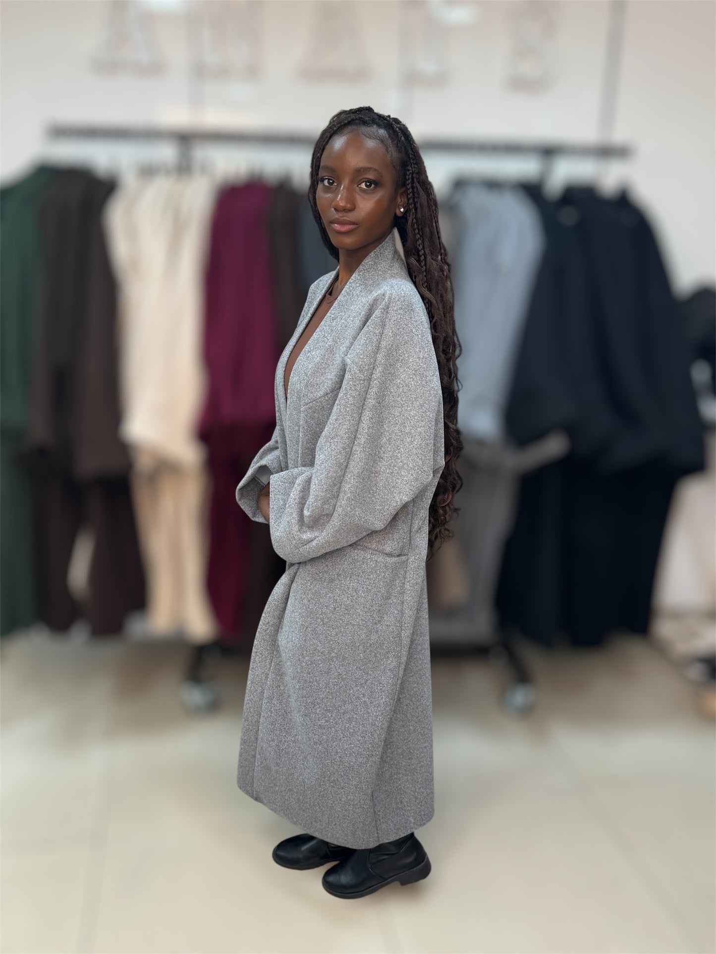 manteau oversize élégant