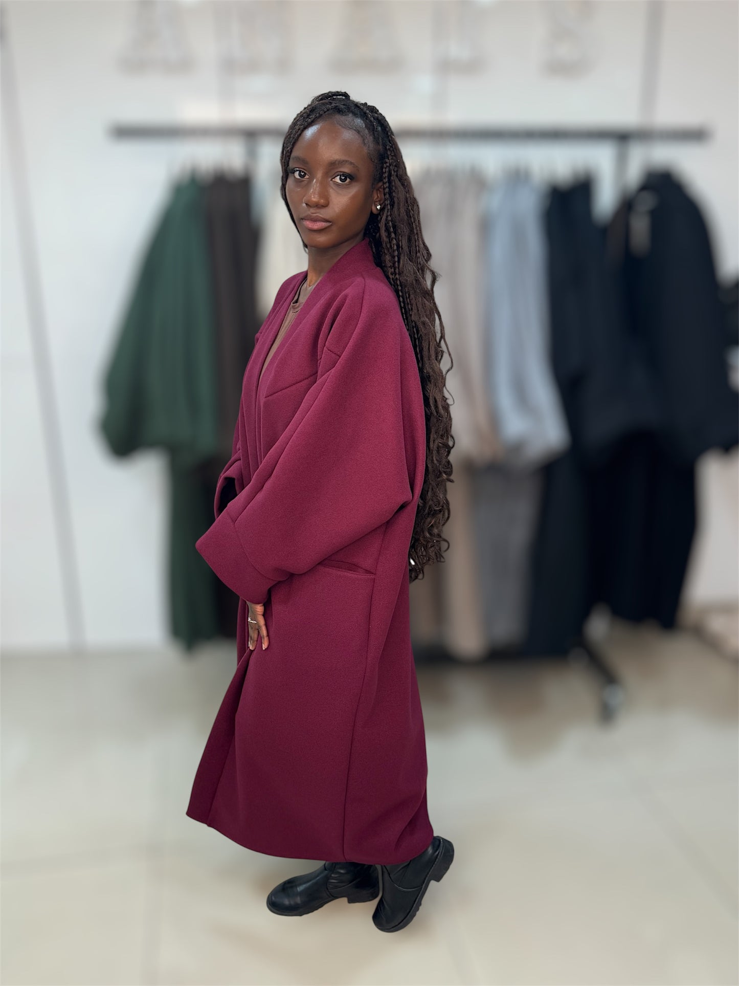 manteau oversize élégant