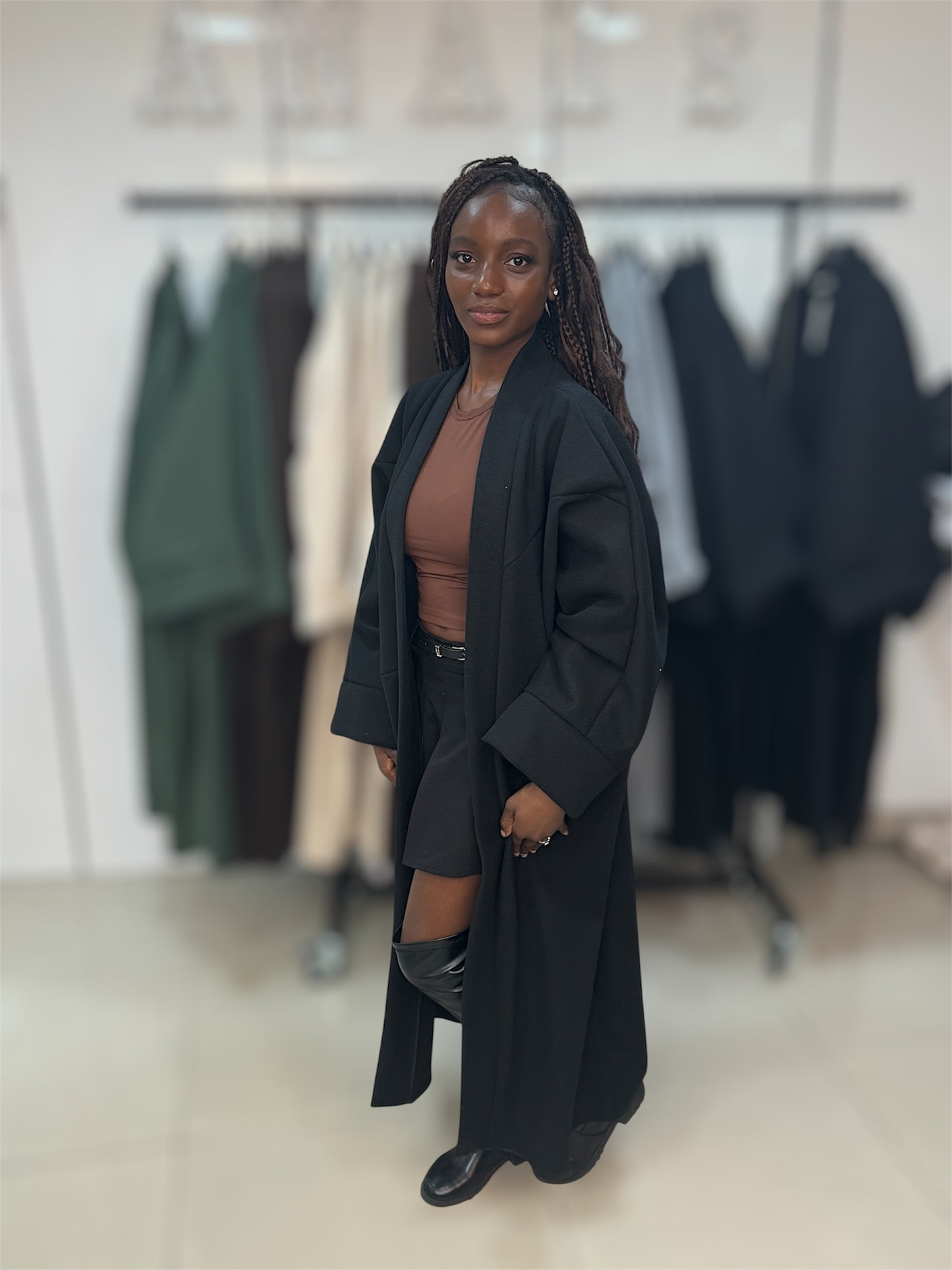 manteau oversize élégant