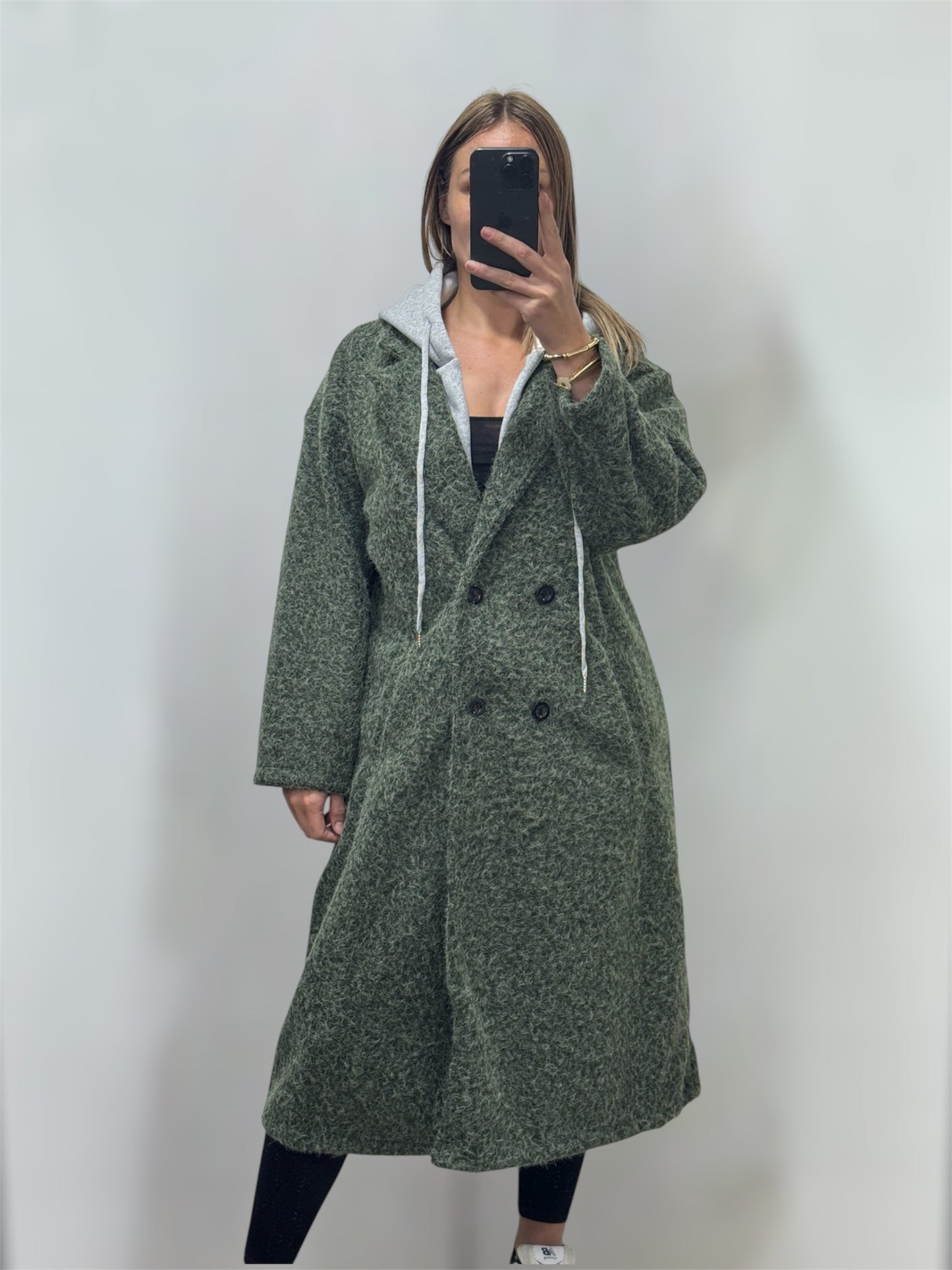 Veste chiné capuche