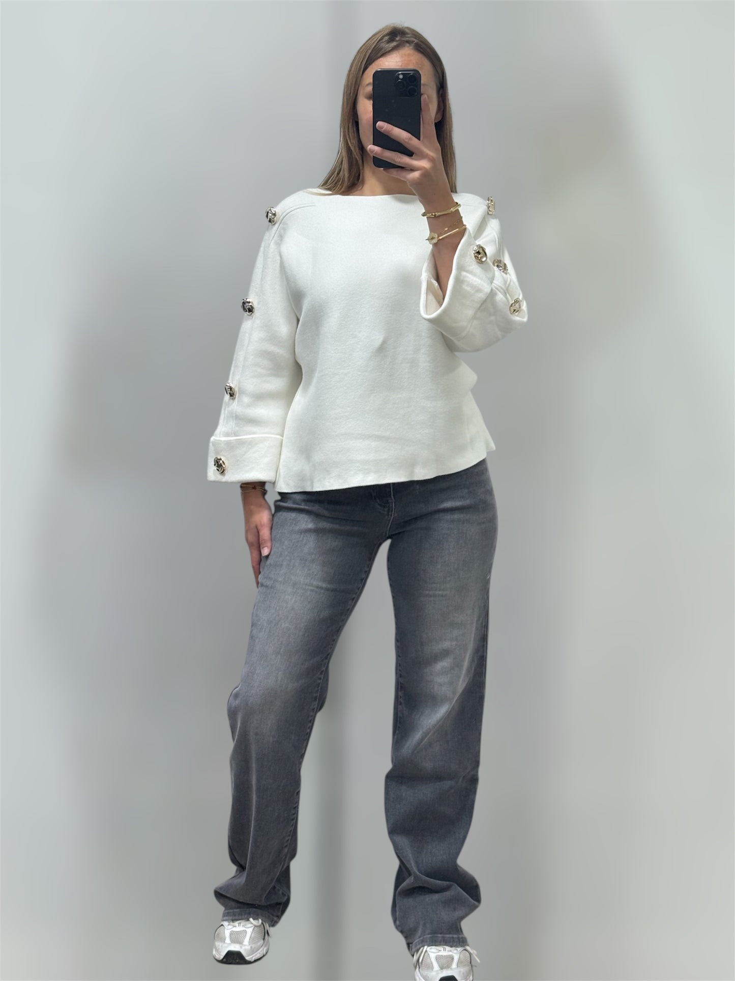 JEANS LOOSE STREICH