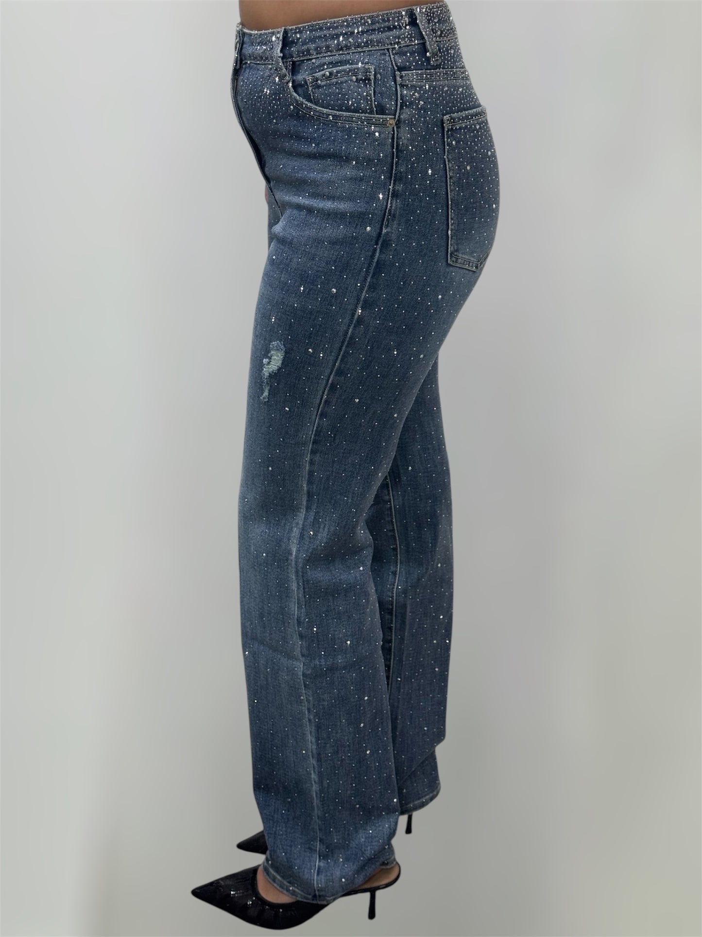 JEANS STRASS