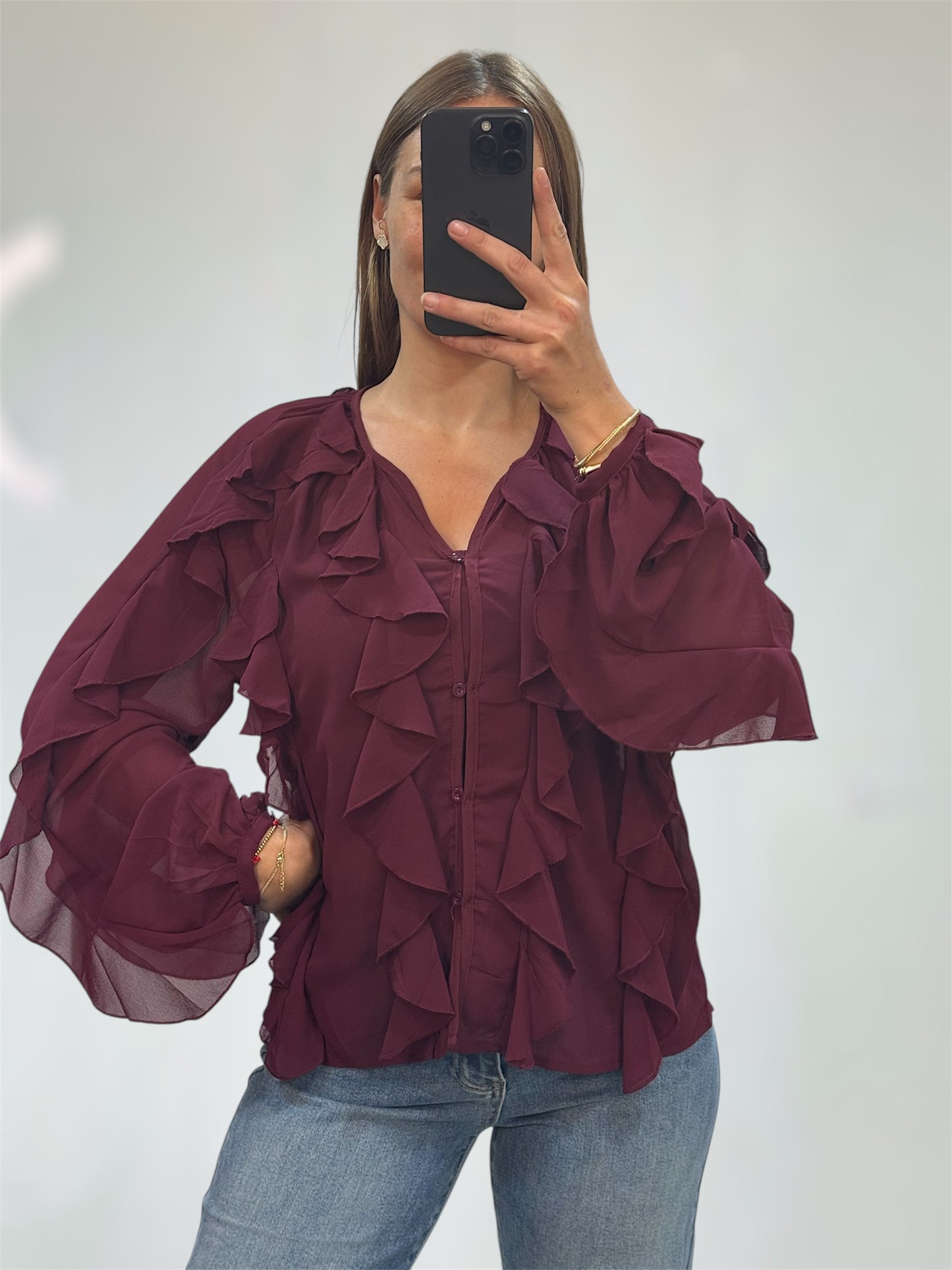 Chemise froufrou