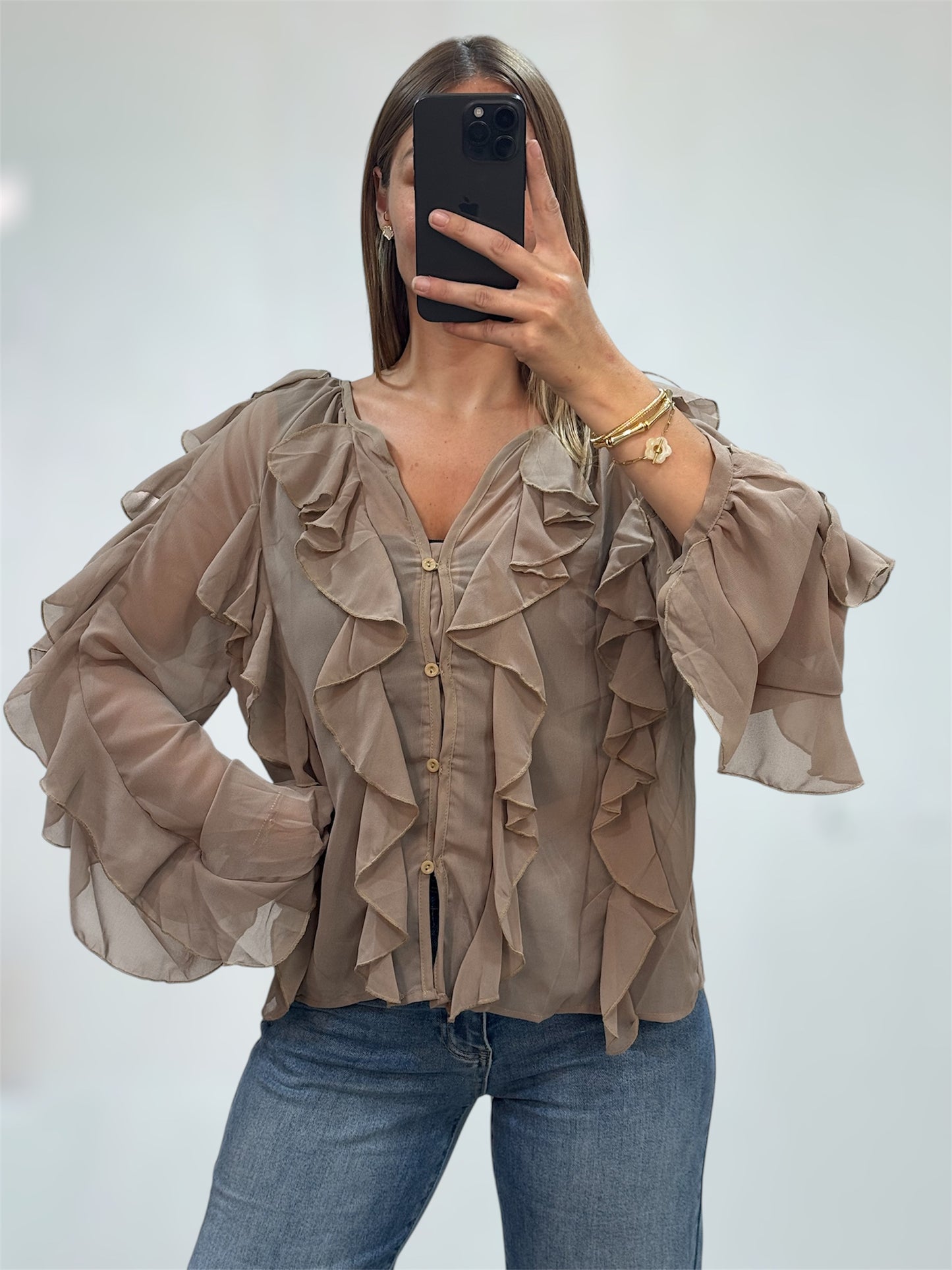 Chemise froufrou