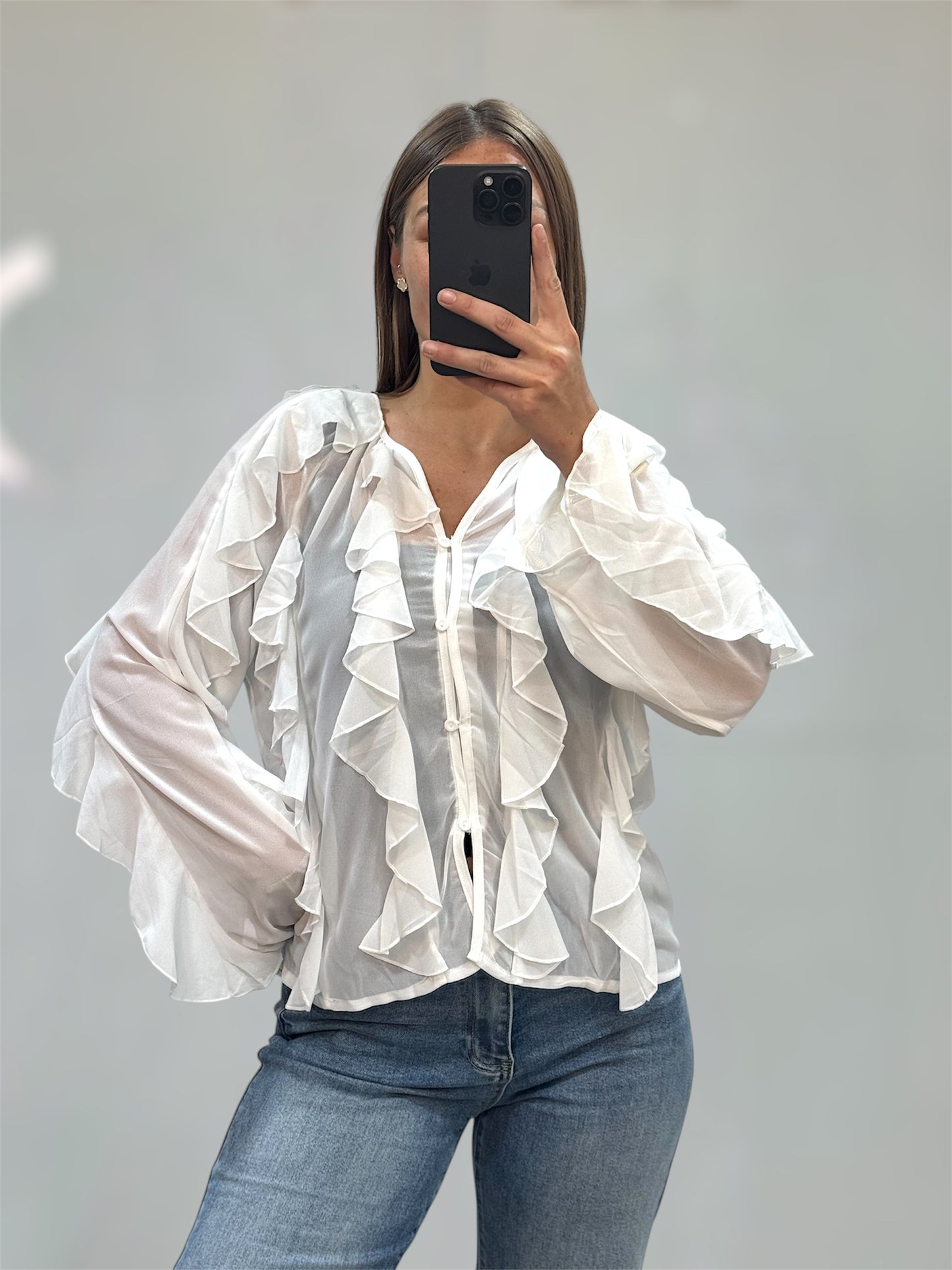 Chemise froufrou