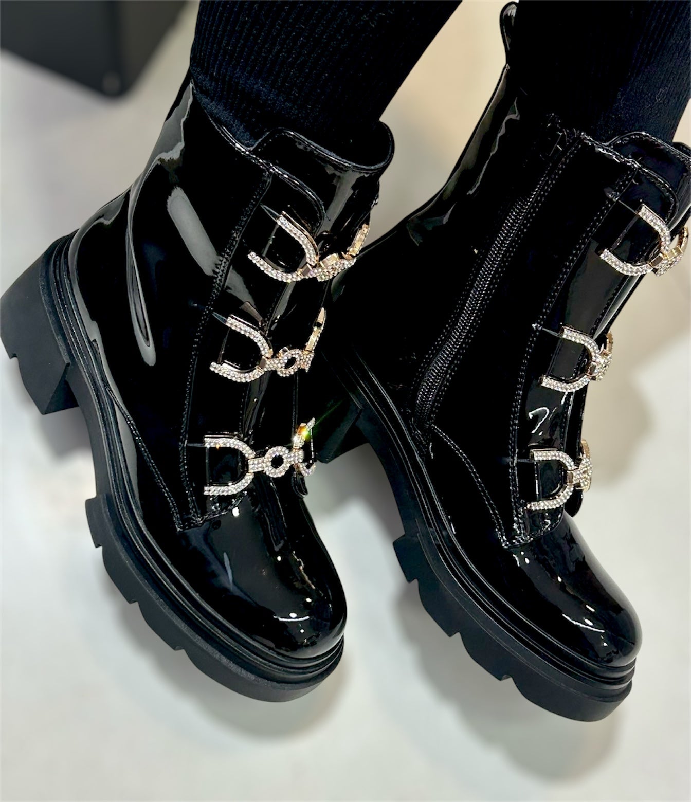 Bottines strass