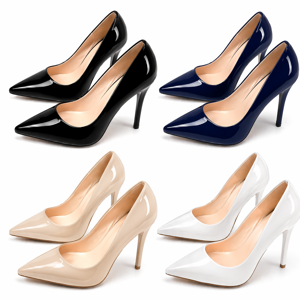 Elegante Pumps Sofia – Lack-High Heels