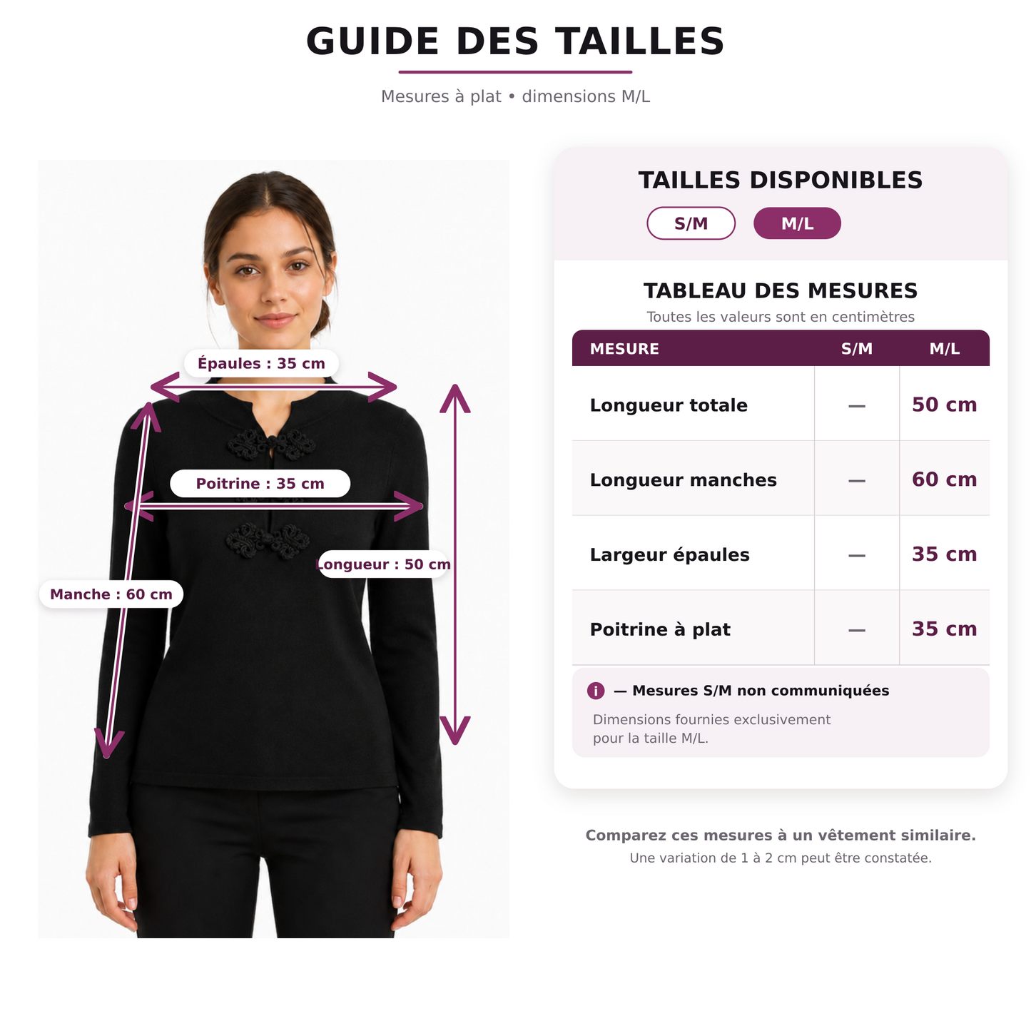Pull Femme en Maille Fine à Attaches Chinoises Décoratives