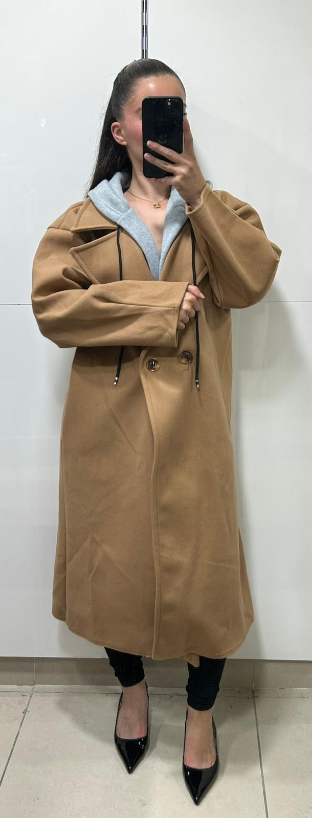 manteau à capuche