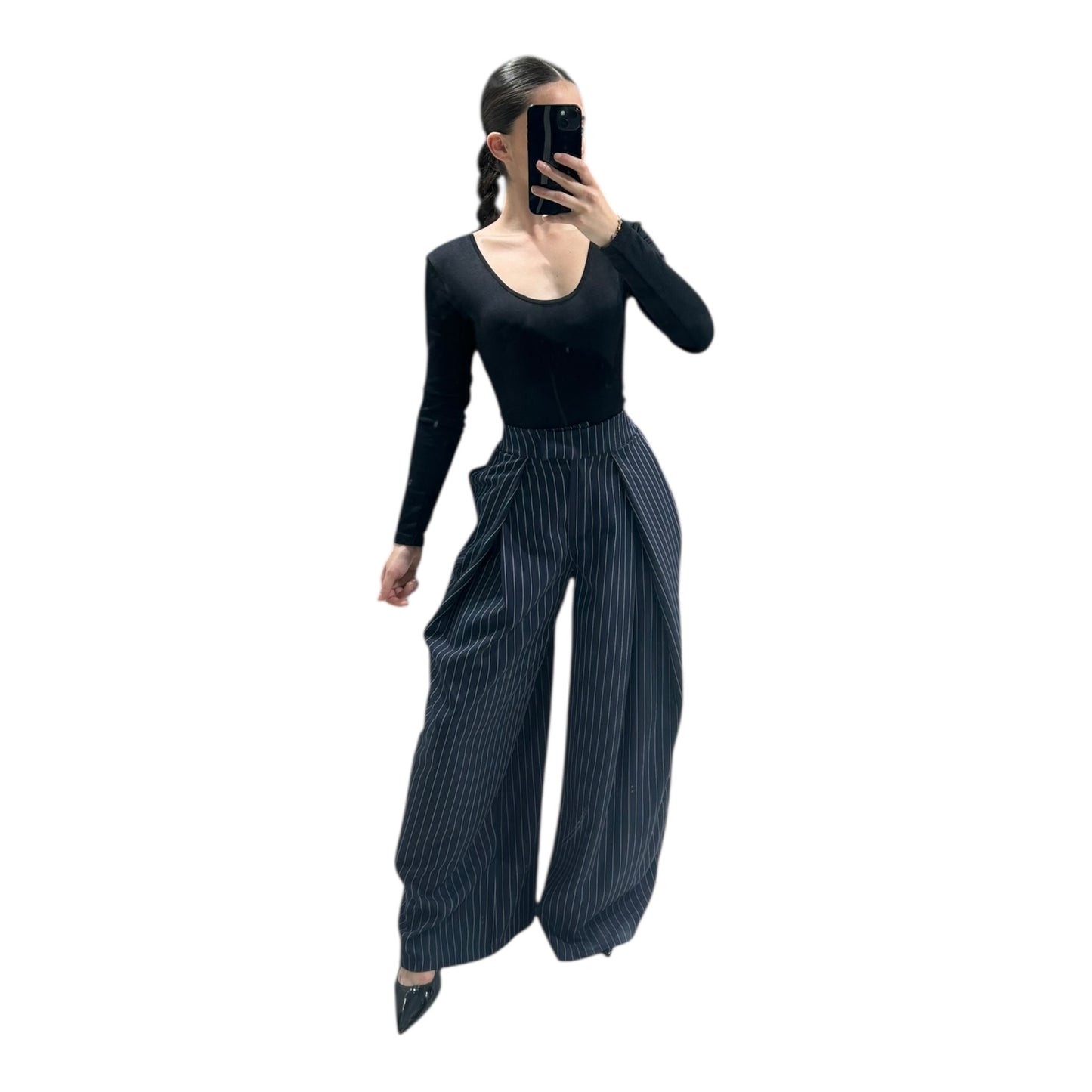 pantalon fashion à rayures