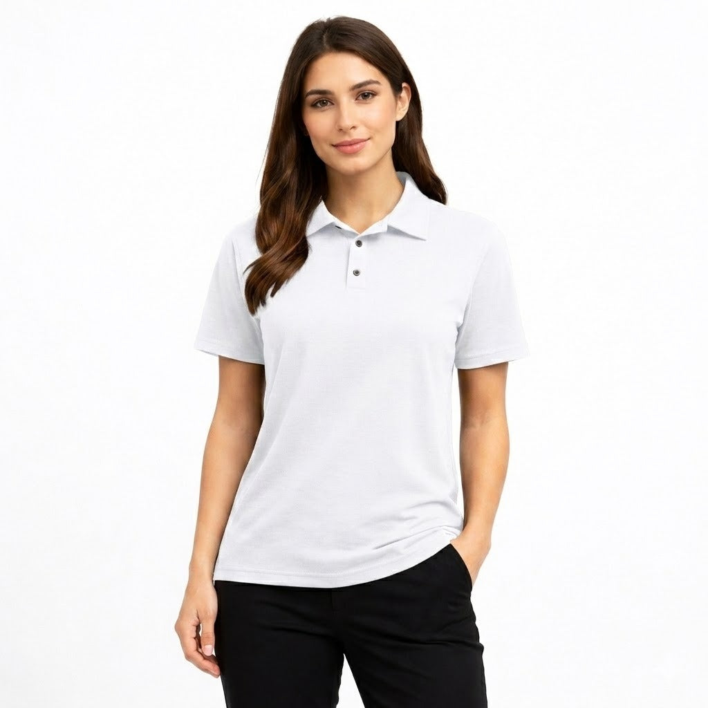 Polo Femme Chic Coupe Droite Confort Léger Quotidien Élégant