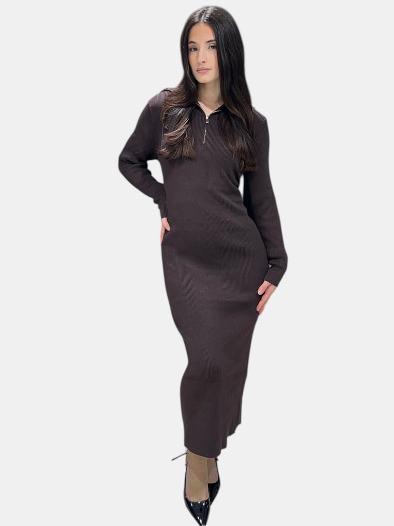 Robe Maille Élégante – Confort & Style