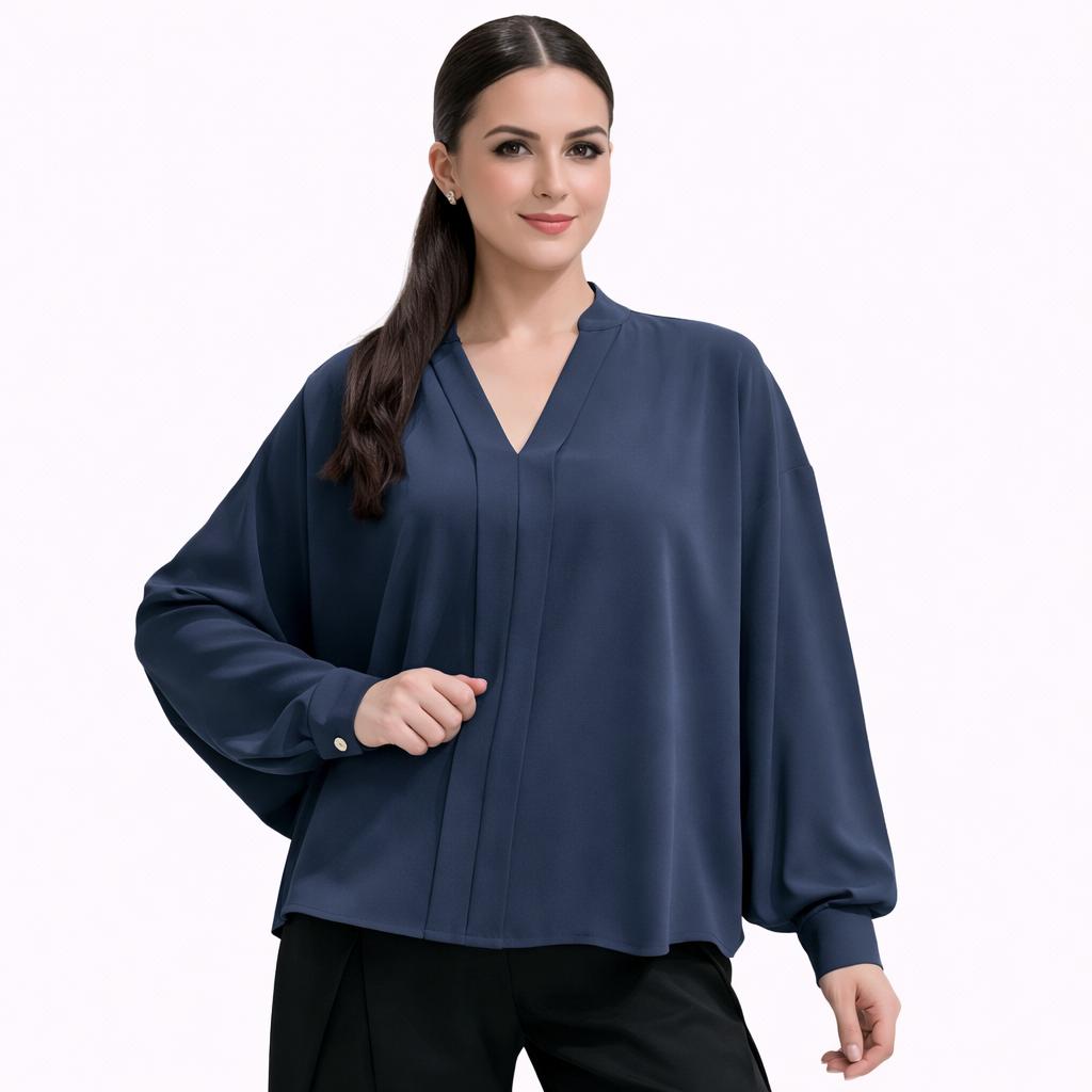 Chemise Femme Élégante Coupe Fluide – Haut Chic et Confortable pour Travail et Quotidien