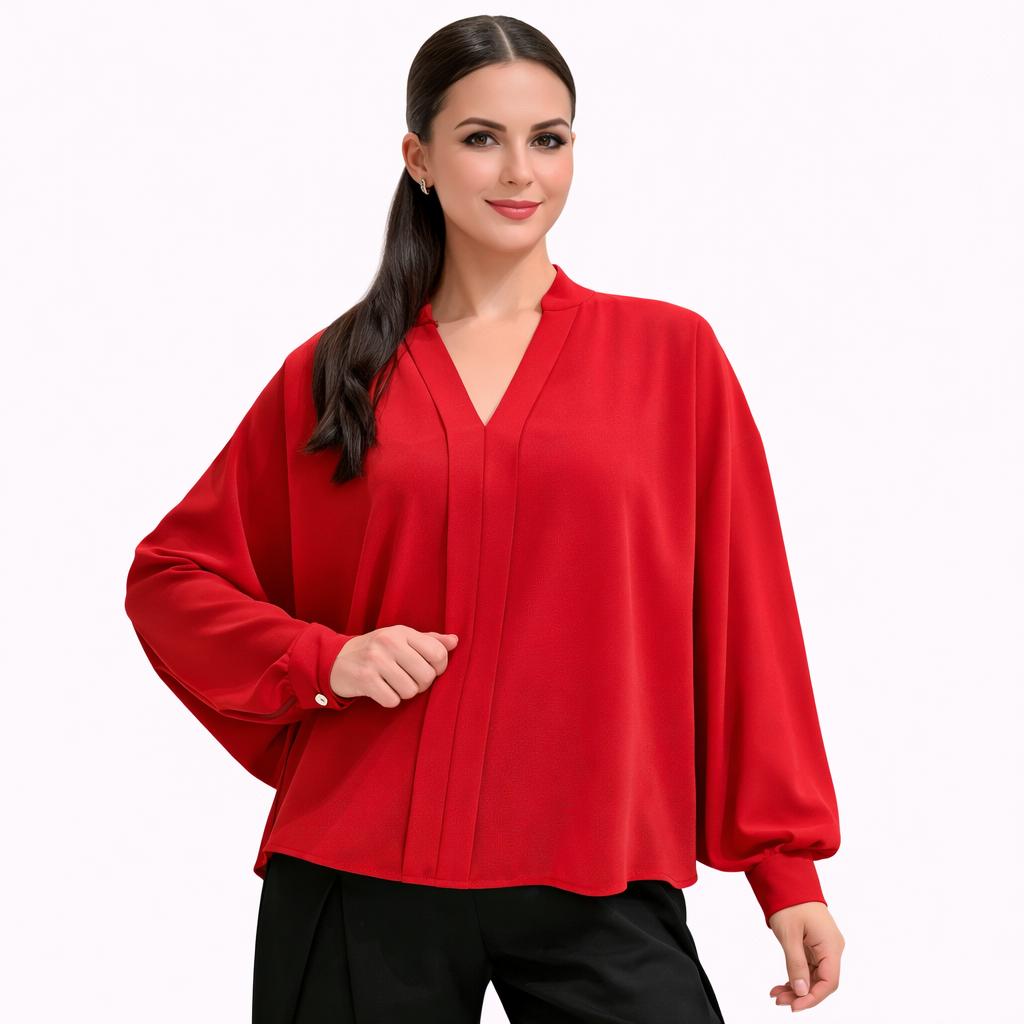 Chemise Femme Élégante Coupe Fluide – Haut Chic et Confortable pour Travail et Quotidien