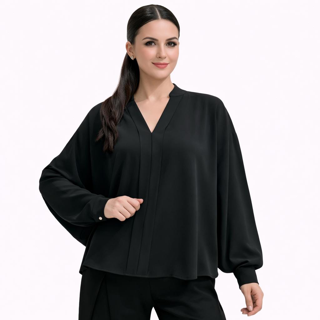 Chemise Femme Élégante Coupe Fluide – Haut Chic et Confortable pour Travail et Quotidien