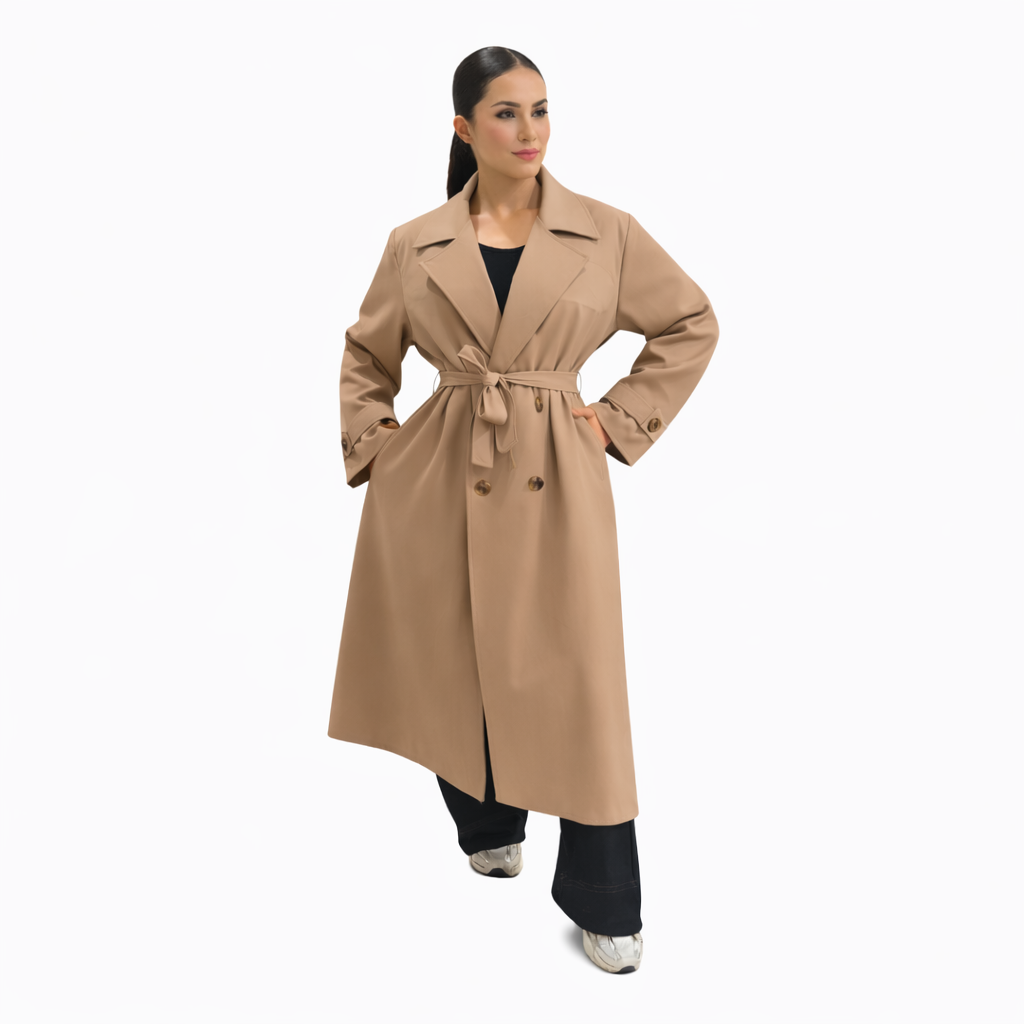 Trench 415 Printemps Été Oversize Femme Élégant Chic Moderne