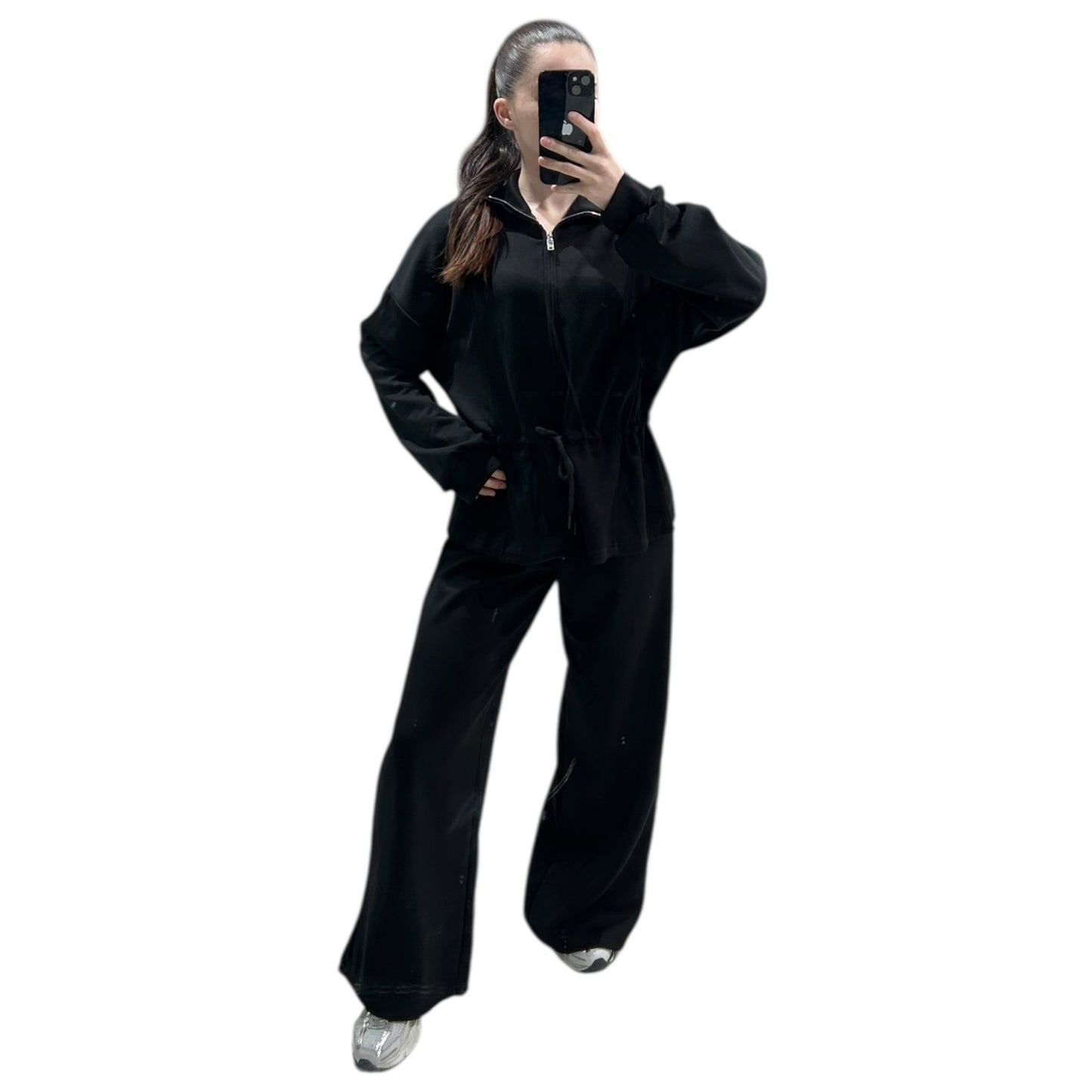 Ensemble oversize zippé – confort & style minimal