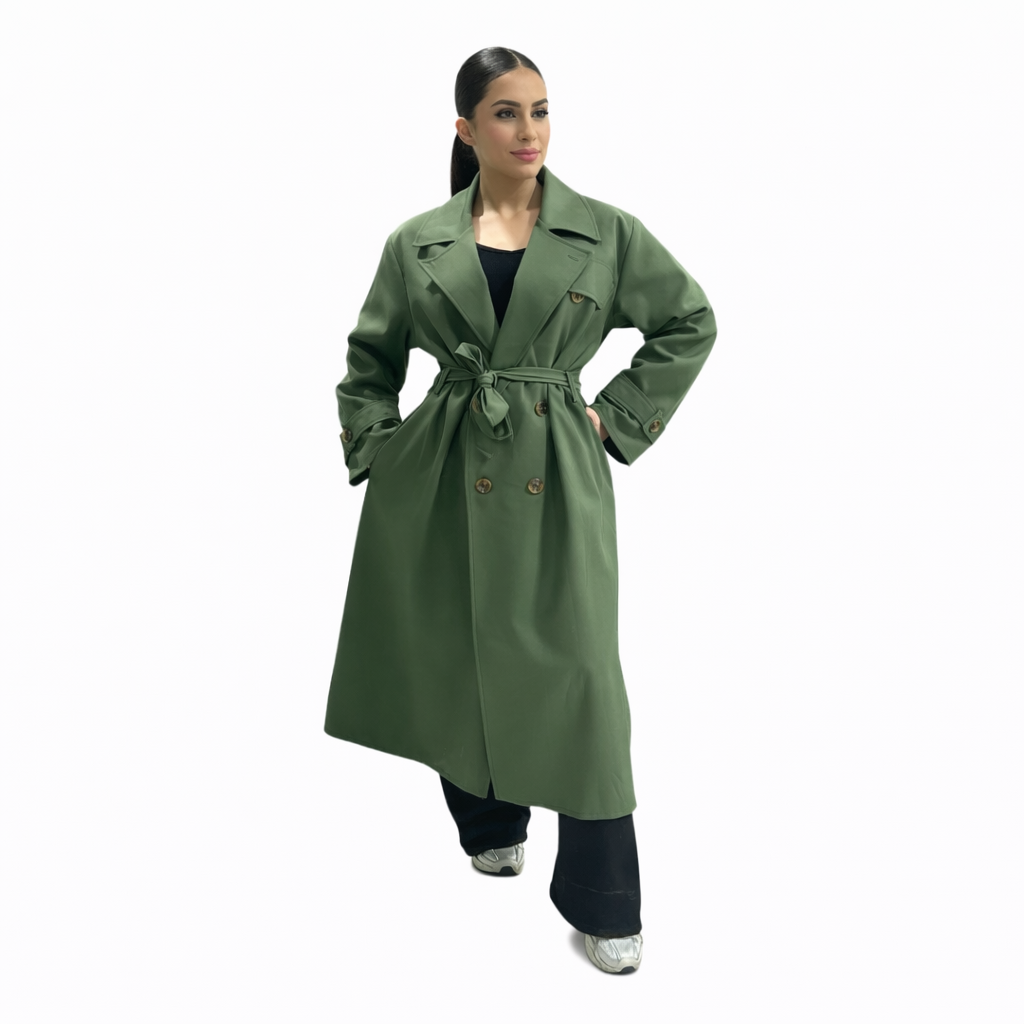 Trench 415 Printemps Été Oversize Femme Élégant Chic Moderne