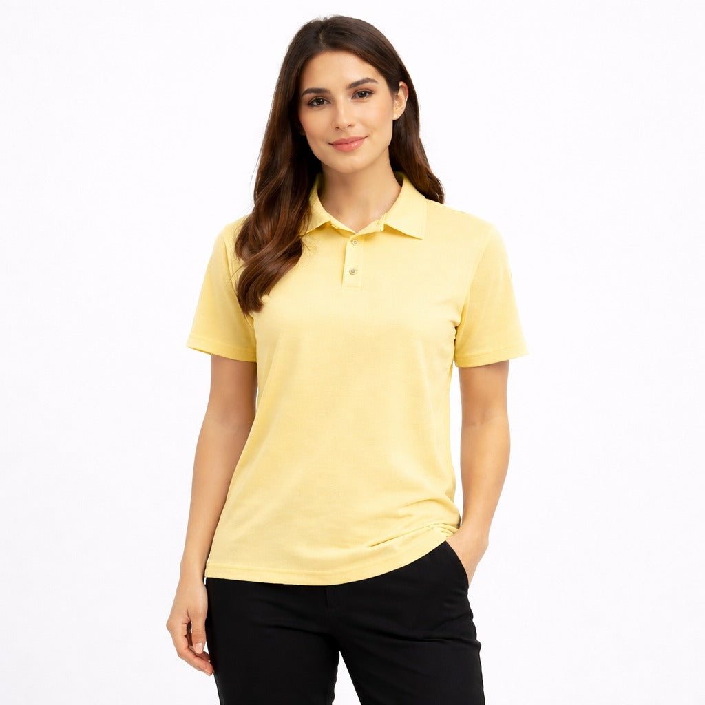 Polo Femme Chic Coupe Droite Confort Léger Quotidien Élégant