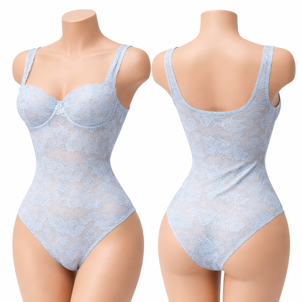 Body dentelle femme effet sculptant coupe ajustée maintien confort style chic élégant