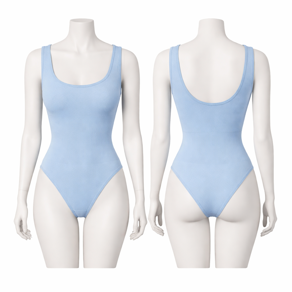 Body Femme Sans Manches “Lina” – Coupe Sculptante & Confort – Débardeur Gainant Tendance