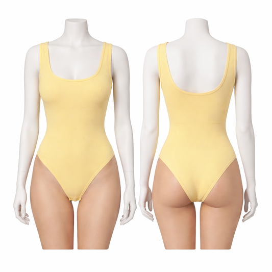 Body Femme Sans Manches “Lina” – Coupe Sculptante & Confort – Débardeur Gainant Tendance