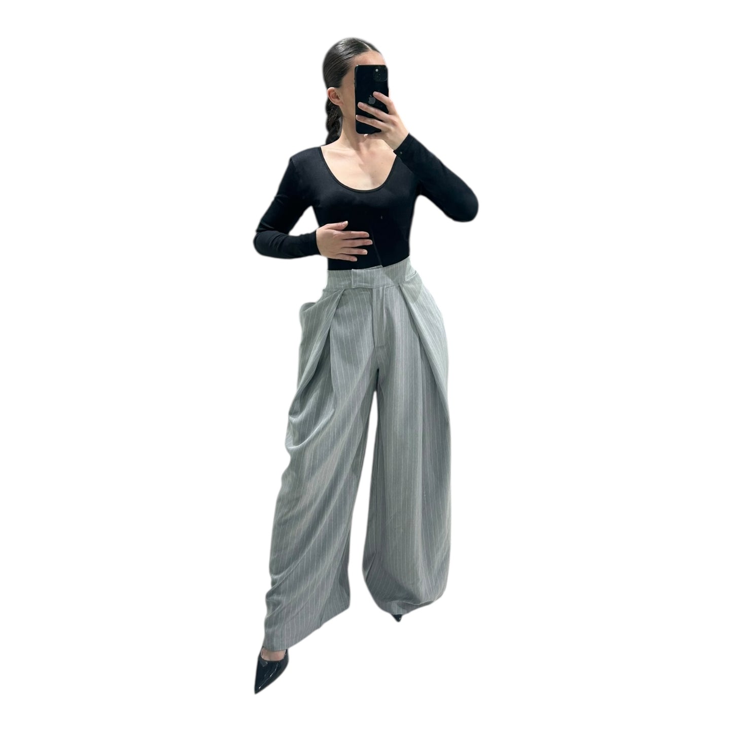 pantalon fashion à rayures