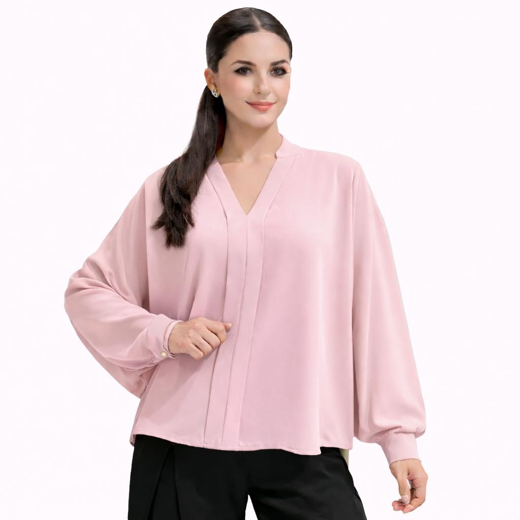 Chemise Femme Élégante Coupe Fluide – Haut Chic et Confortable pour Travail et Quotidien