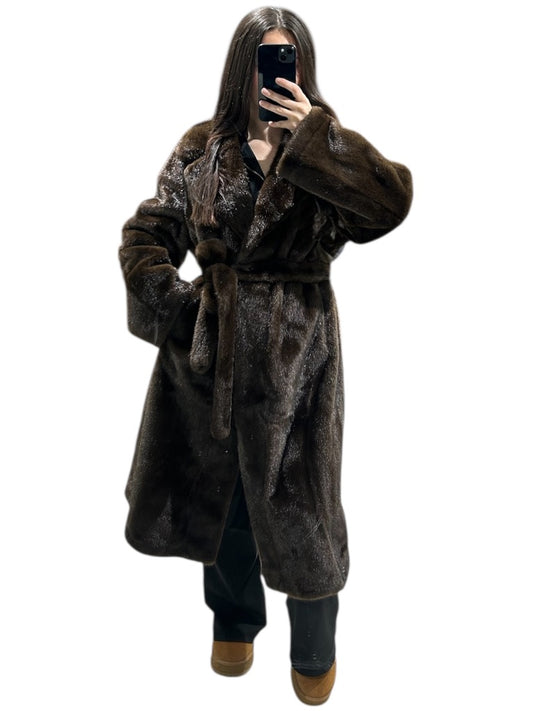 Manteau d’hive fausse fourrure 246